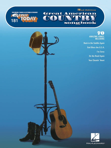 EZ PLAY 181 GREAT AMERICAN COUNTRY SONGBK 2ND ED