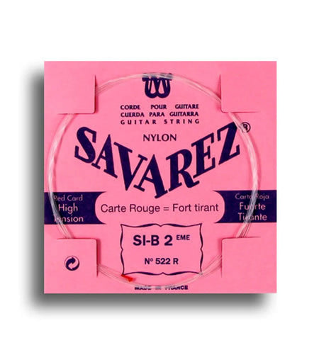 Savarez 522R Traditional High Tension (B-2nd) Single Classical Guitar String