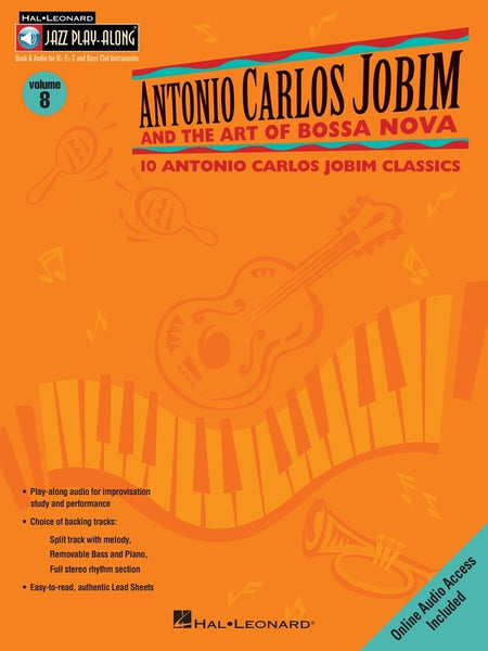 ANTONIO CARLOS JOBIM JAZZ PLAY ALONG V8 BK/CD