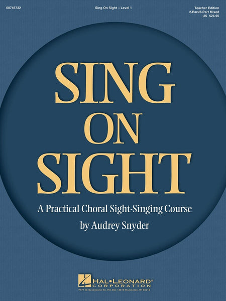 SING ON SIGHT V1 2/3PT MXD TEACHER ED