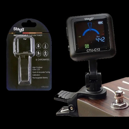 Stagg CTU-C12 Rechargeable Clip-on Tuner