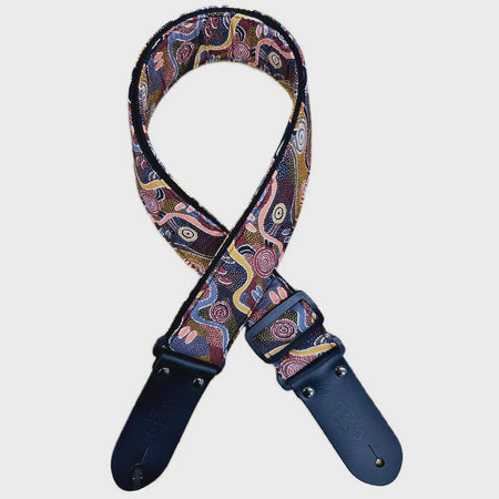 DSL Jijika Desert Padded Guitar Strap IND20-JIJIKA DESERT