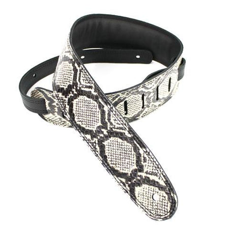 2.5 INCH SNAKESKIN STRAP BLACK/WHITE SKG25-33-1