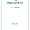 MANUSCRIPT BOOK 5 10 STAVE GIANT RECYCLED 20PP