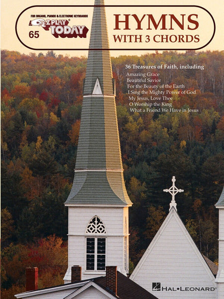 HYMNS WITH 3 CHORDS EZ PLAY 65