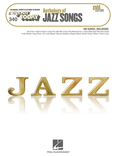 EZ PLAY 340 ANTHOLOGY OF JAZZ SONGS GOLD EDITION