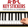 ABC KEYBOARD STICKERS (42 STICKERS)