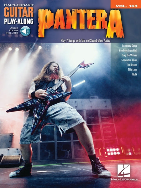PANTERA GUITAR PLAYALONG V163 BK/OLA