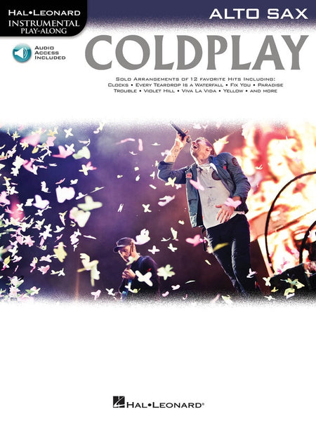 COLDPLAY PLAYALONG FOR ALTO SAX BK/OLA