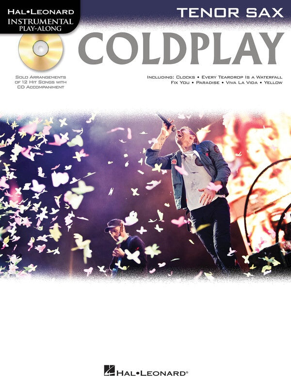 COLDPLAY PLAYALONG FOR TENOR SAX BK/CD