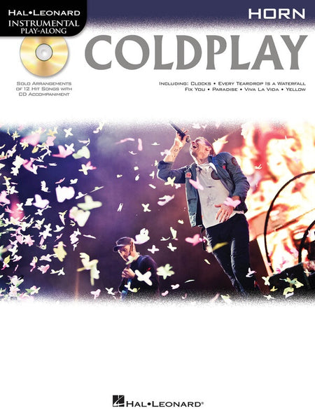 COLDPLAY PLAYALONG FOR HORN BK/CD