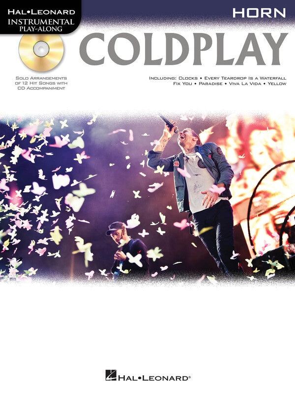 COLDPLAY PLAYALONG FOR HORN BK/CD