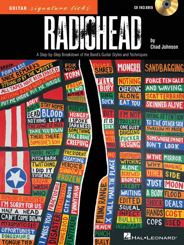 RADIOHEAD GUITAR SIGNATURE LICKS BK/CD