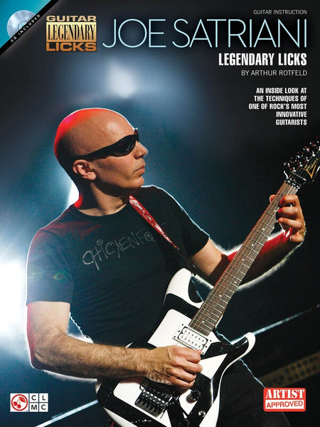 JOE SATRIANI LEGENDARY LICKS BK/CD