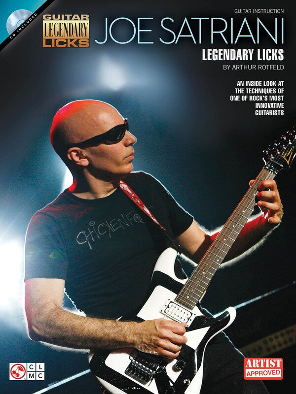 JOE SATRIANI LEGENDARY LICKS BK/CD