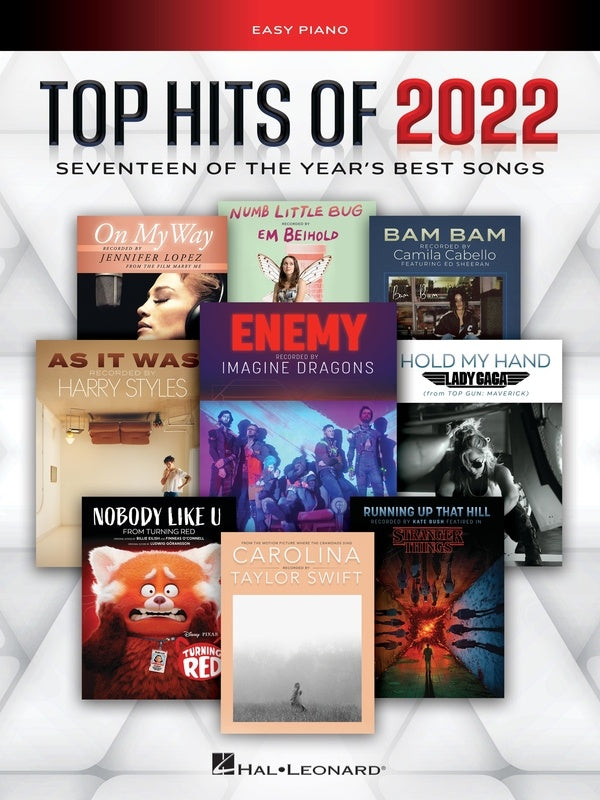 TOP HITS OF 2022 EASY PIANO