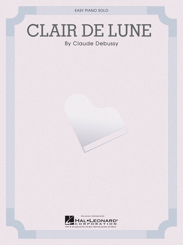 CLAIR DE LUNE EASY PIANO