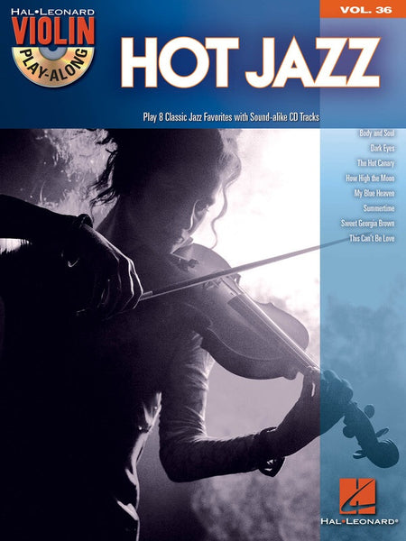 HOT JAZZ VIOLIN PLAY ALONG BK/CD V36