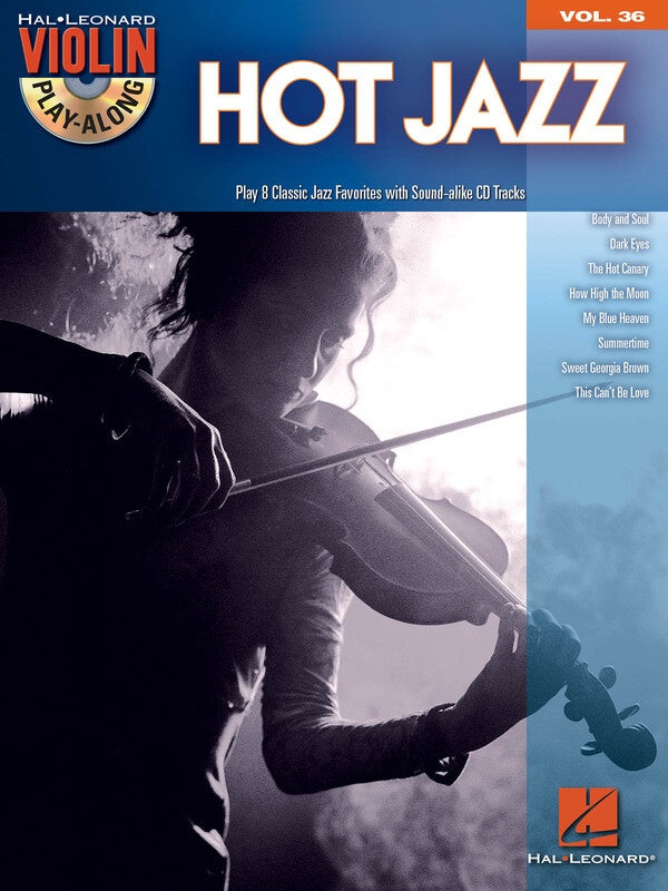 HOT JAZZ VIOLIN PLAY ALONG BK/CD V36