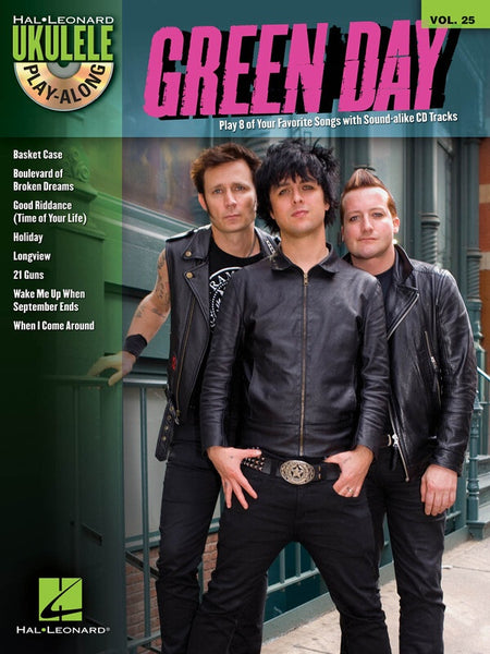 GREEN DAY UKULELE PLAY ALONG BK/CD V25