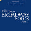 FIRST BOOK OF BROADWAY SOLOS II TENOR BK/CD