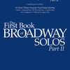 FIRST BOOK OF BROADWAY SOLOS II BAR/BASS BK/CD