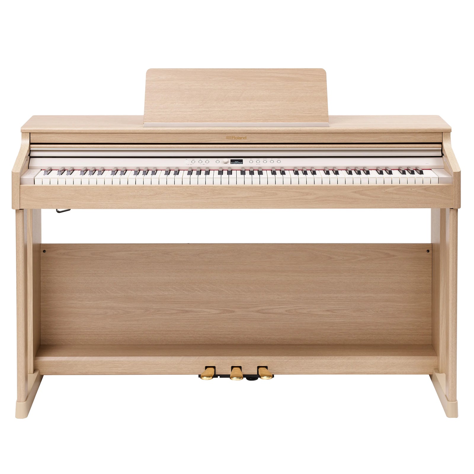 Roland RP701 Piano & Stool LIGHT AMBER OAK