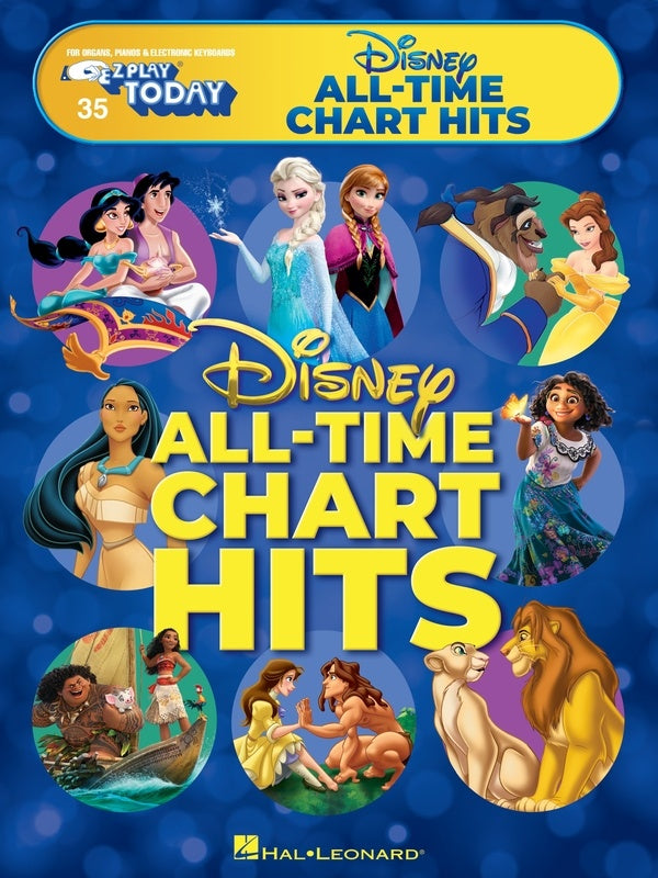 DISNEY ALL TIME CHART HITS EZ PLAY 35