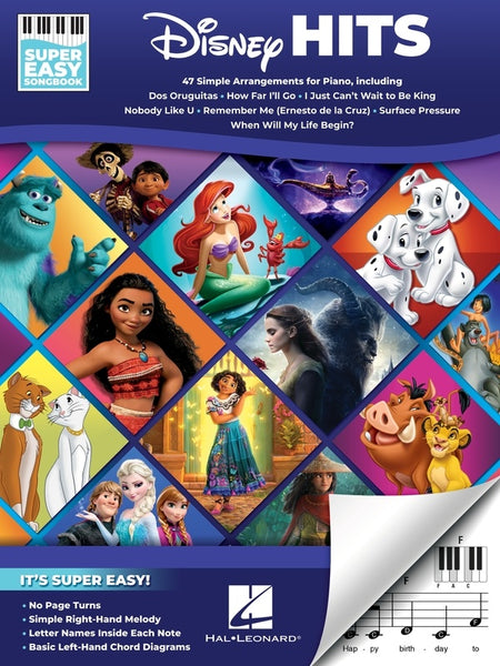 DISNEY HITS SUPER EASY SONGBOOK