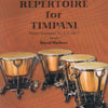 SYMPHONIC REPERTOIRE FOR TIMPANI MAHLER SYM 1-3