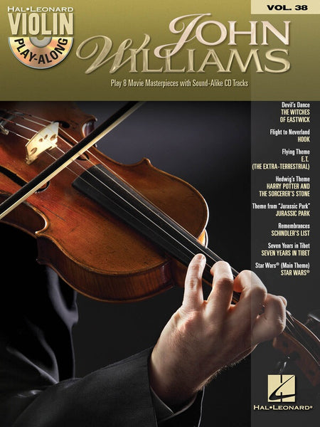 JOHN WILLIAMS VIOLIN PLAYALONG V38 BK/OLA