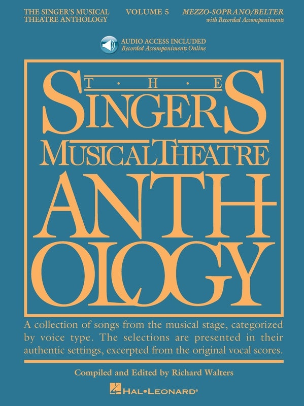SINGERS MUSICAL THEATRE ANTH V5 MEZ SOP BK/OLA