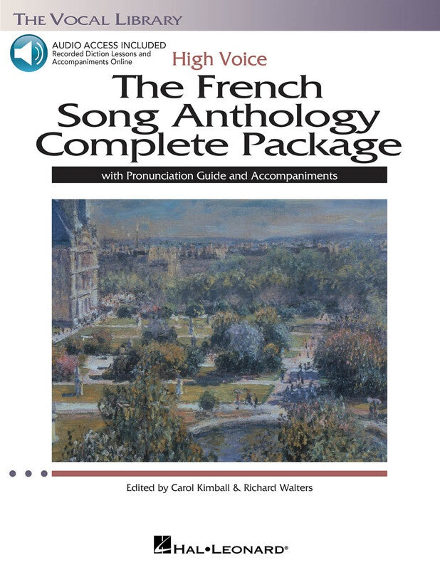 FRENCH SONG ANTHOLOGY COMPLETE PACKAGE HIGH BK/OLA
