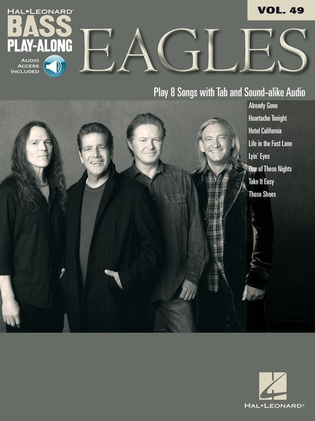 EAGLES BASS PLAYALONG V49 BK/OLA