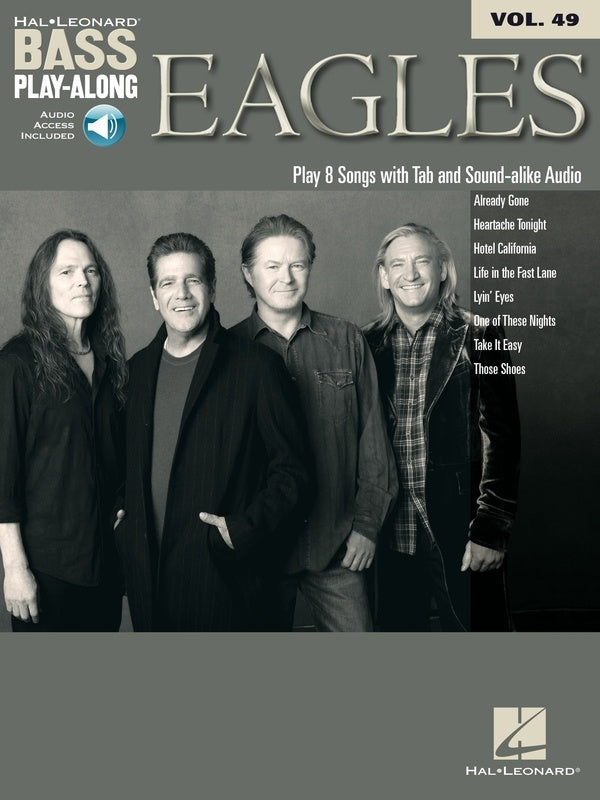 EAGLES BASS PLAYALONG V49 BK/OLA