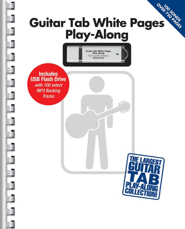 GUITAR TAB WHITE PAGES PLAY ALONG BK/USB