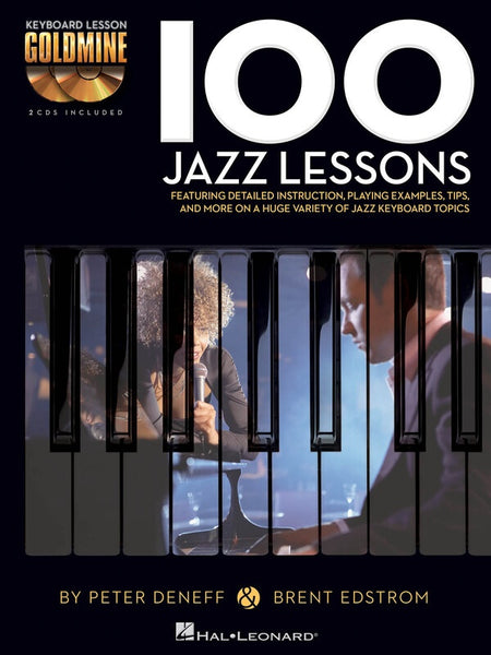 100 JAZZ LESSONS GOLDMINE SERIES KEYBOARD BK/OLA