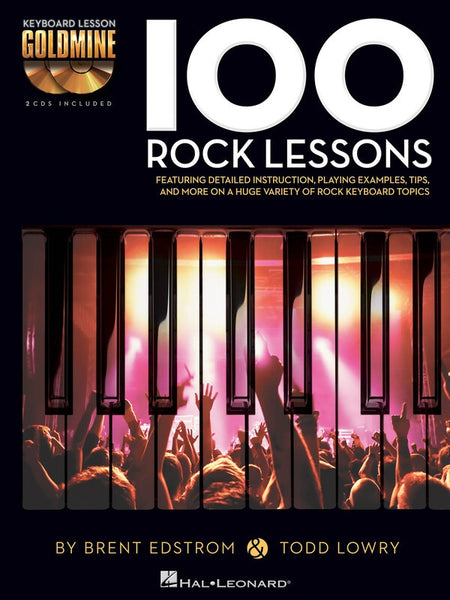 100 ROCK LESSONS GOLDMINE SERIES KEYBOARD