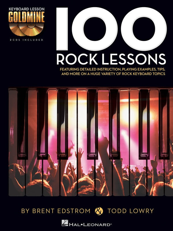 100 ROCK LESSONS GOLDMINE SERIES KEYBOARD