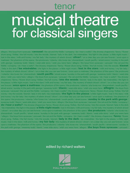 MUSICAL THEATRE FOR CLASSICAL SINGERS TENOR