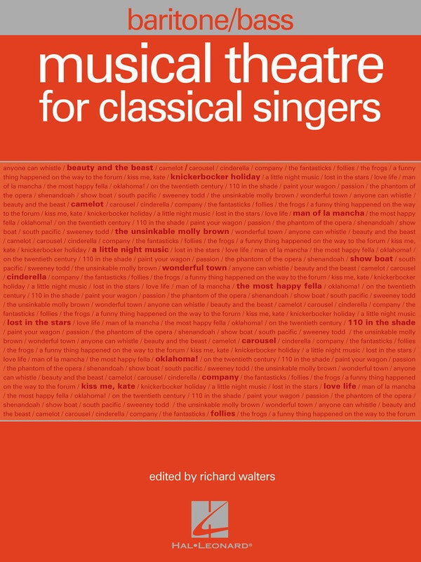MUSICAL THEATRE FOR CLASSICAL SINGERS BAR BASS
