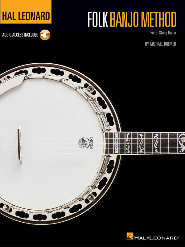 HAL LEONARD FOLK BANJO METHOD BK/OLA