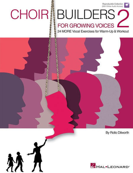 CHOIR BUILDERS FOR GROWING VOICES 2 BK/CD