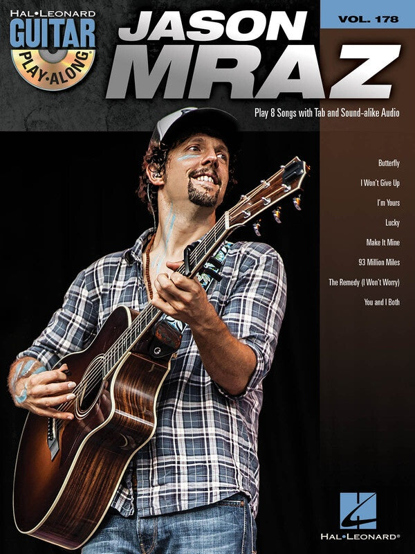 JASON MRAZ GUITAR PLAY ALONG V178 BK/CD