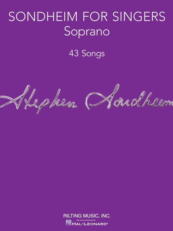 SONDHEIM FOR SINGERS SOPRANO