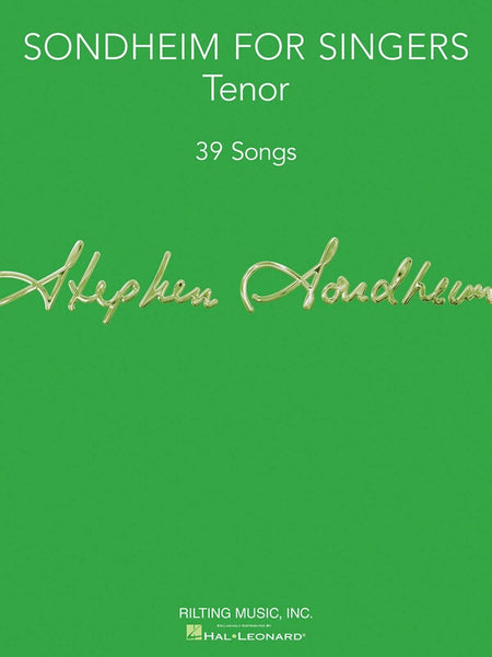 SONDHEIM FOR SINGERS TENOR