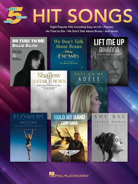 HIT SONGS FOR FIVE FINGER PIANO