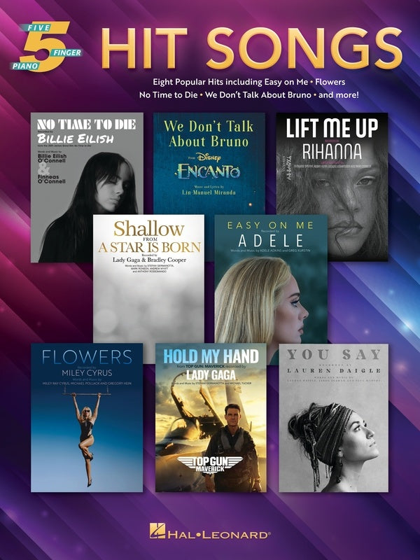 HIT SONGS FOR FIVE FINGER PIANO