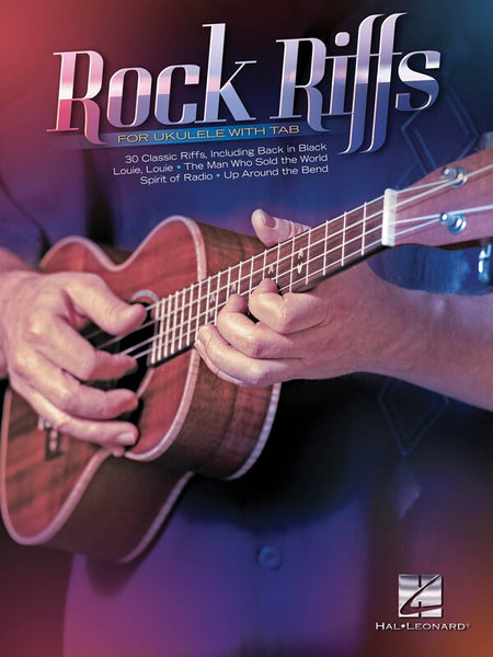 ROCK RIFFS FOR UKULELE WITH TAB