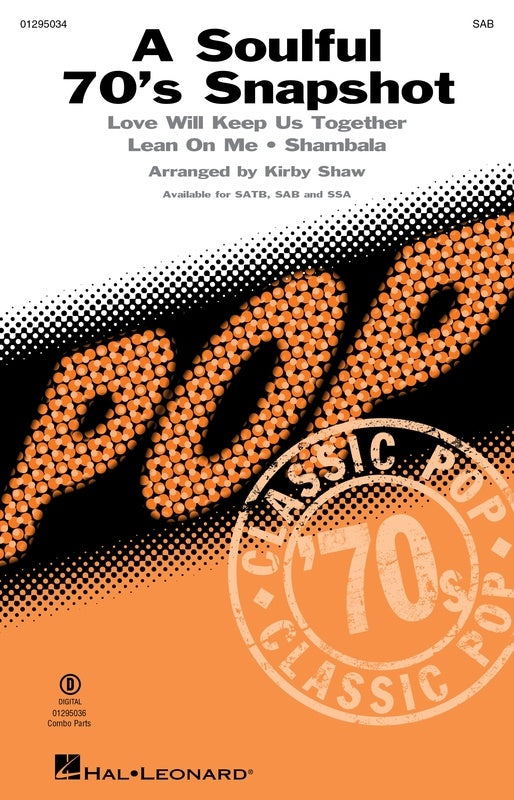 A SOULFUL 70S SNAPSHOT SAB/PIANO